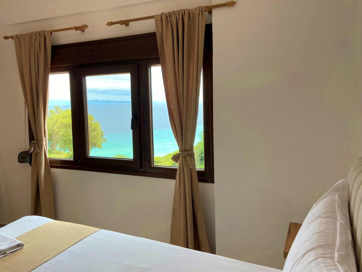 Апартаменты Marianna Sea View Afitos Экстерьер фото